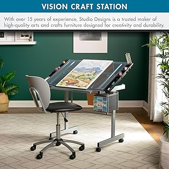 Amazon.com: Studio Designs Vision Craft and Drawing Station